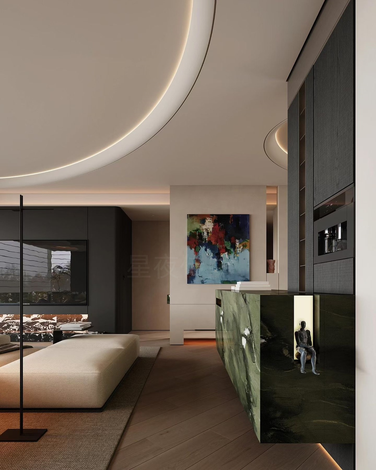 摩登意式现代大平层（图ZNDA0ODY5NTAw） - 其他平面 - 站酷设计师舒瑾原创素材 - 站酷ZCOOL