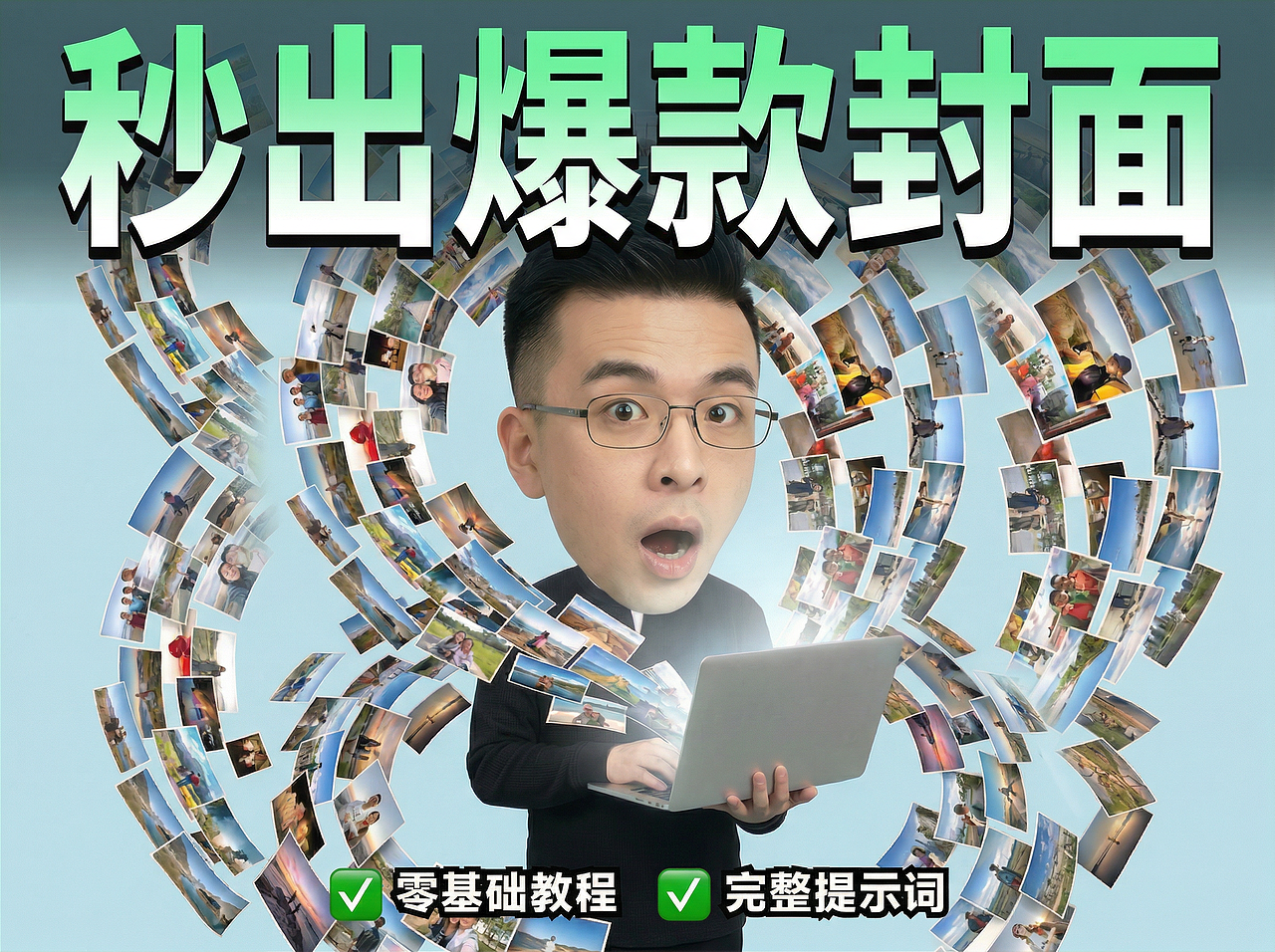 0技术门槛！4步复刻出千万博主同款封面！（图ZNDA0ODcwMTI0） - AI作品 - 站酷设计师AI探索者望牧原创素材 - 站酷ZCOOL