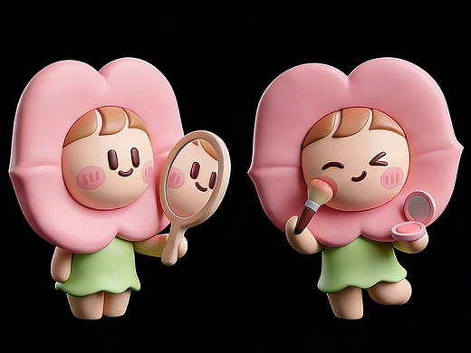 儿童彩妆IP创作丨原创丨AIGC