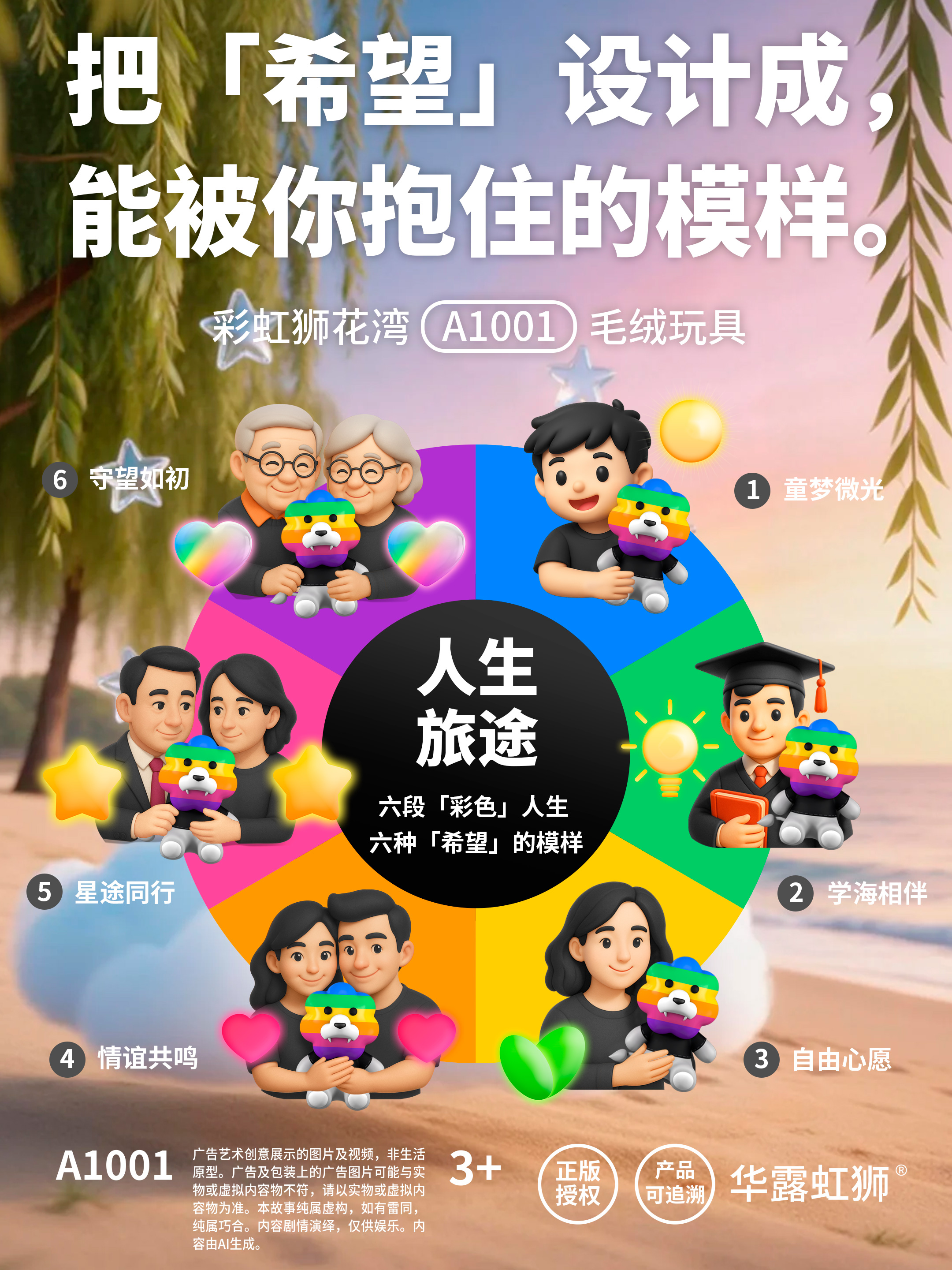 睡前故事：云朵收藏家的小抽屉，装着今天的轻盈，「彩虹狮花湾」毛绒玩具（图ZMTU1MTAyODQ=） - 资讯 - 站酷设计师彩虹狮原创素材 - 站酷ZCOOL