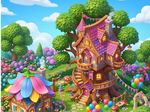 梦幻花园｜童话小屋🏡