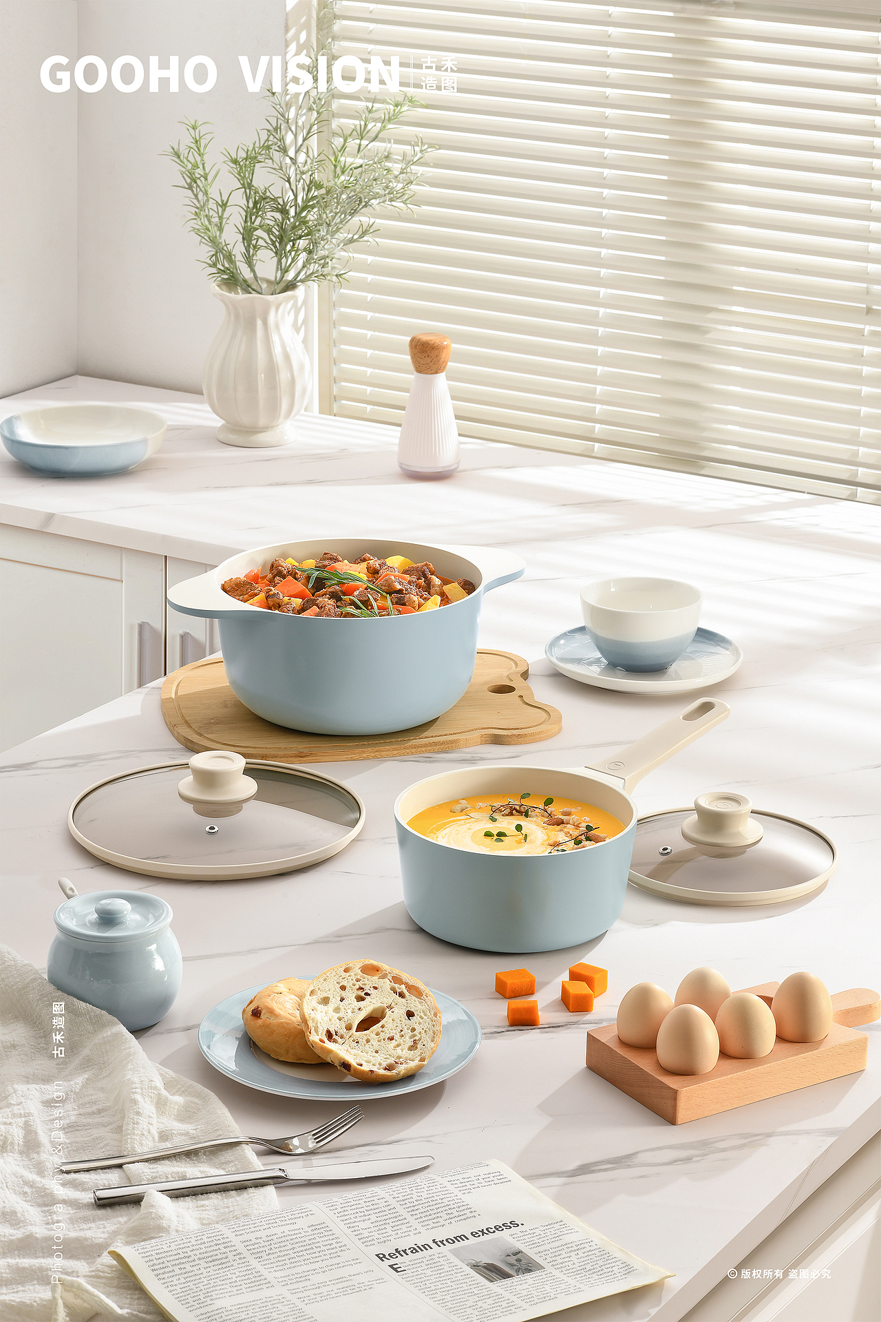 特福Tefal锅具组合丨古禾造图 GOOHO VISION（图ZNDA0ODkwMDY4） - 产品摄影 - 站酷设计师古禾造图原创素材 - 站酷ZCOOL