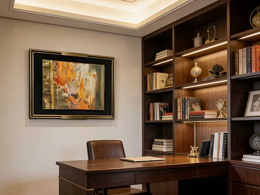 平行艺术｜书房一角——被问爆的轻奢挂画！