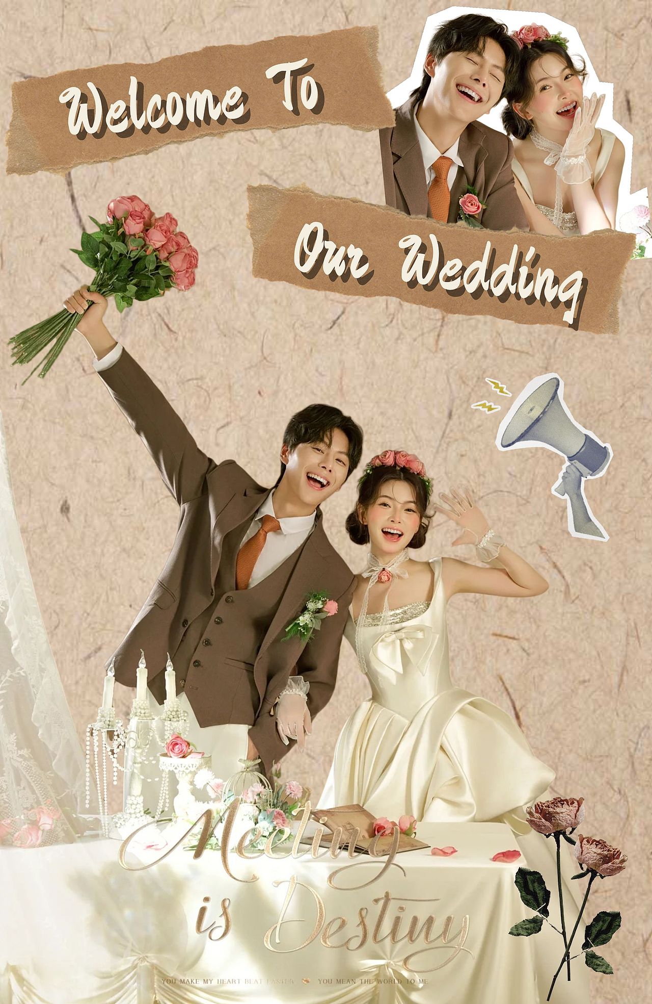 婚礼报纸（图ZNDA0ODkyODU2） - 宣传物料 - 站酷设计师王突思瑞原创素材 - 站酷ZCOOL