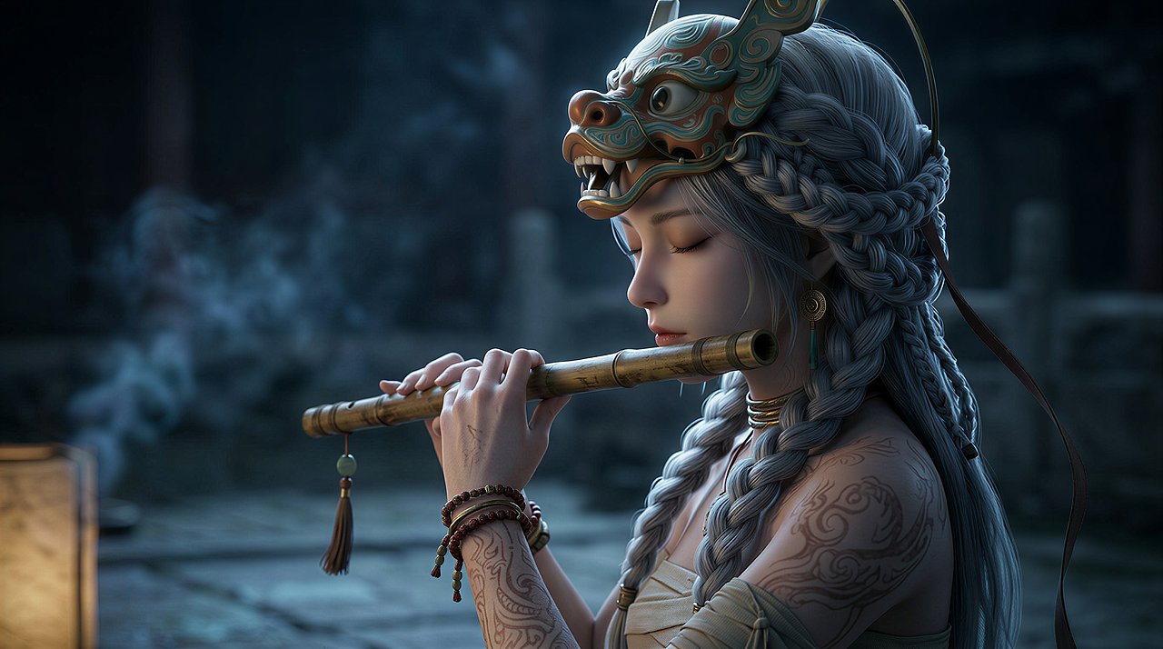 龙巫祭(图ZNDA0ODk0NzMy) - AI作品 - 站酷设计师泰坦尼柯原创素材 - 站酷ZCOOL