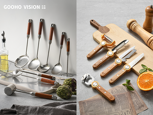  炊大皇厨具套装锅铲汤勺筷子丨古禾造图 GOOHO VISION