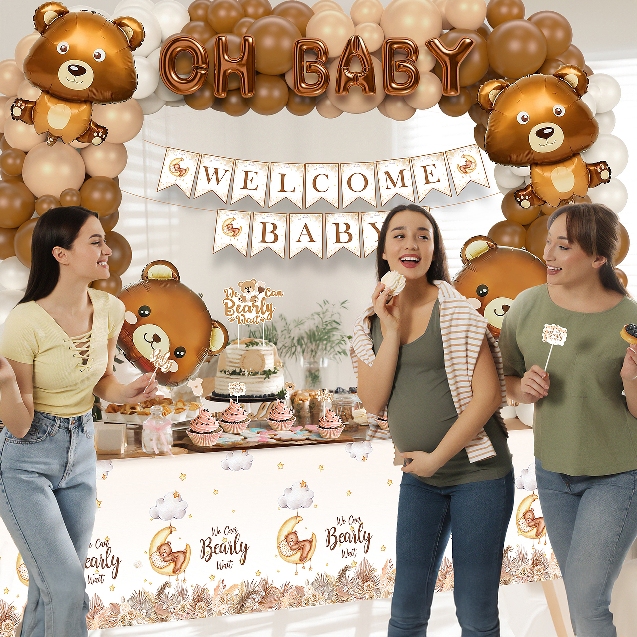 亚马逊主图A+--小熊生日拱门气球套装（图ZNDA0ODk2ODI0） - 电商 - 站酷设计师SZ非凡印象原创素材 - 站酷ZCOOL