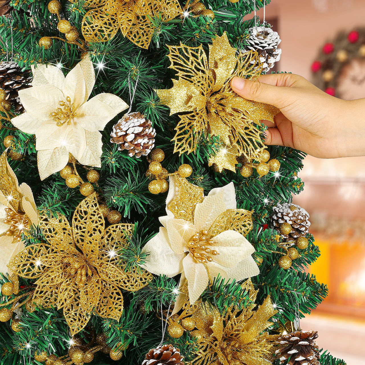 亚马逊主图--圣诞仿真花（图ZNDA0OTAwNzQw） - 电商 - 站酷设计师SZ非凡印象原创素材 - 站酷ZCOOL