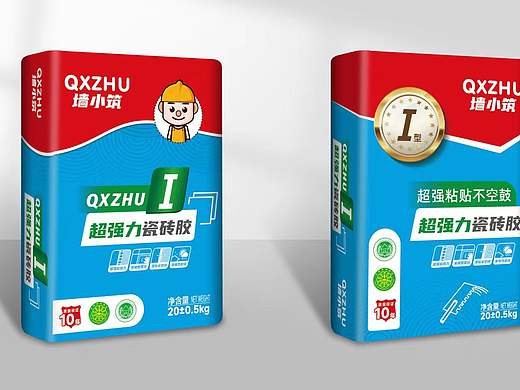 瓷砖胶工业产品外盒包装设计