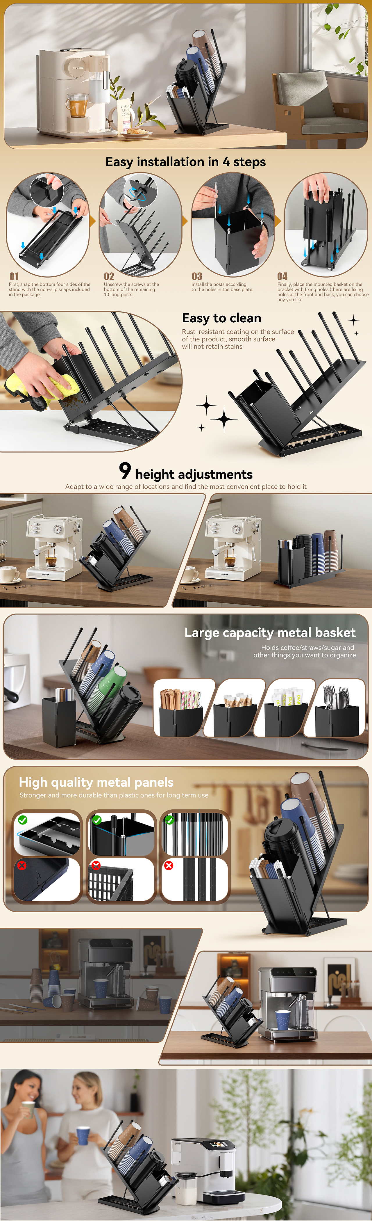 亚马逊主图A+--咖啡杯架（图ZNDA0OTA0NzM2） - 电商 - 站酷设计师SZ非凡印象原创素材 - 站酷ZCOOL