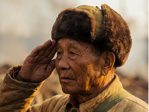 百度 AI 老兵圆梦短片|抗美援朝|跨时空|AIGC创意