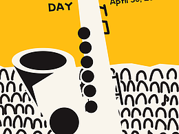 國際爵士樂日海報