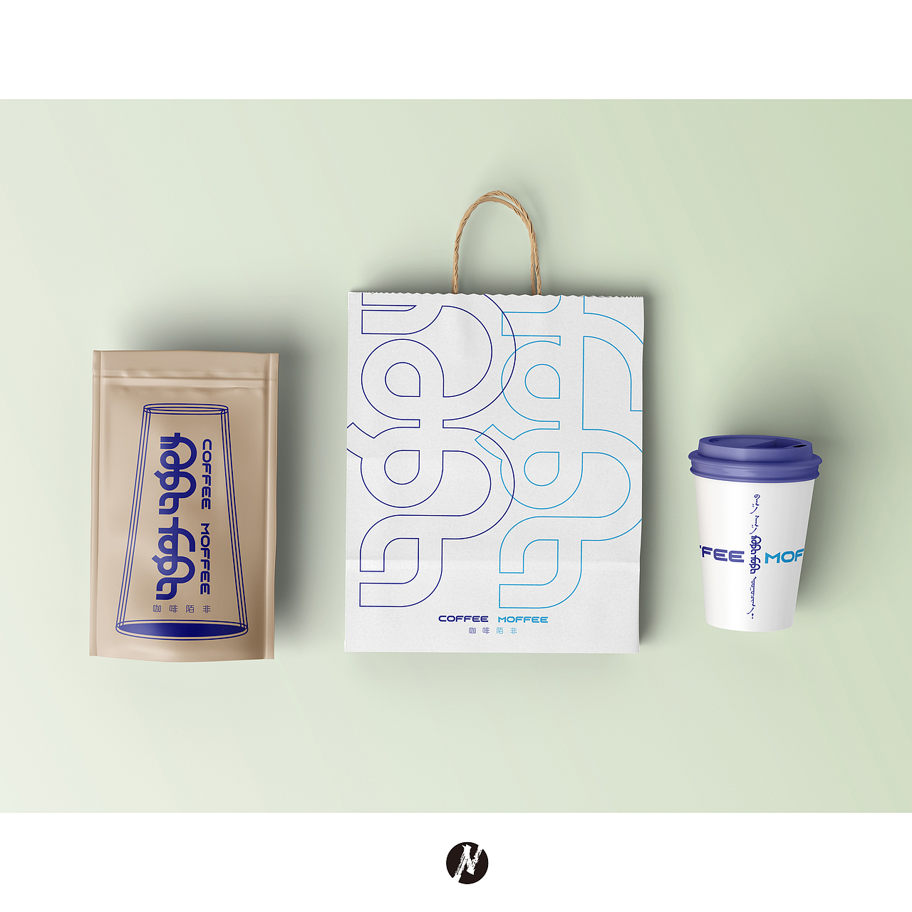 【蒙古文平面设计】咖啡陌非-概念品牌设计（图ZNDA0OTA4MDA4） - Logo - 站酷设计师NarsuStudio原创素材 - 站酷ZCOOL