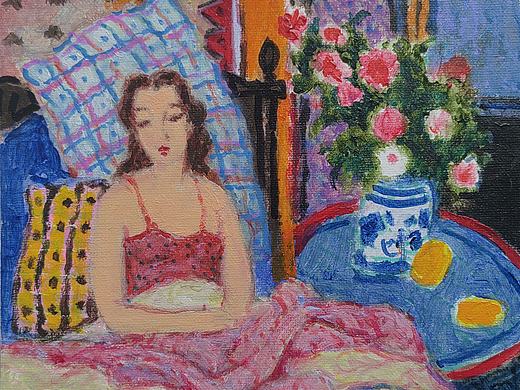 艺术原创、小幅油画、职业画家