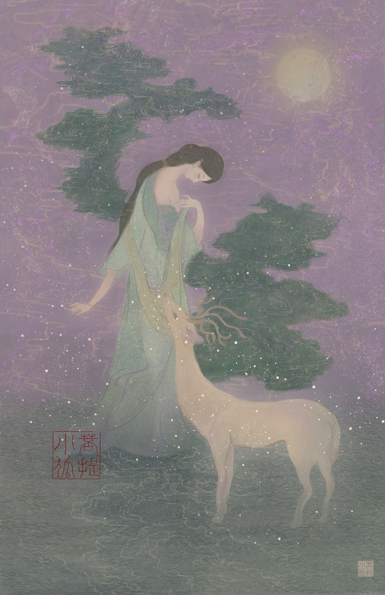 《东方神女》画集-未完结（图ZNDA0OTEyMjc2） - 商业插画 - 站酷设计师菩提小狐原创素材 - 站酷ZCOOL