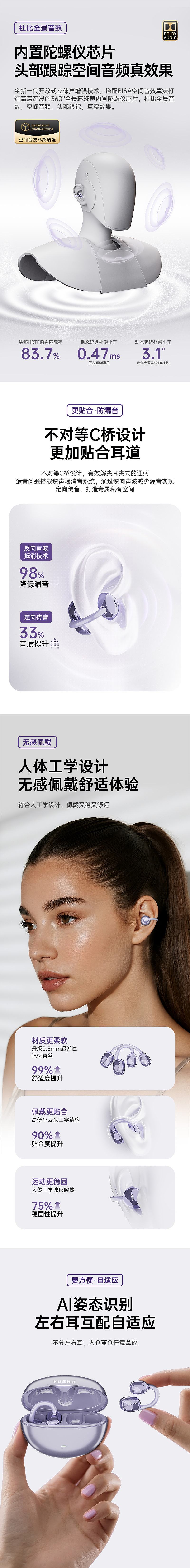 3c数码-蓝牙耳机渲染详情页设计（图ZNDA0OTEzNjg0） - 电商 - 站酷设计师橙色计原创素材 - 站酷ZCOOL