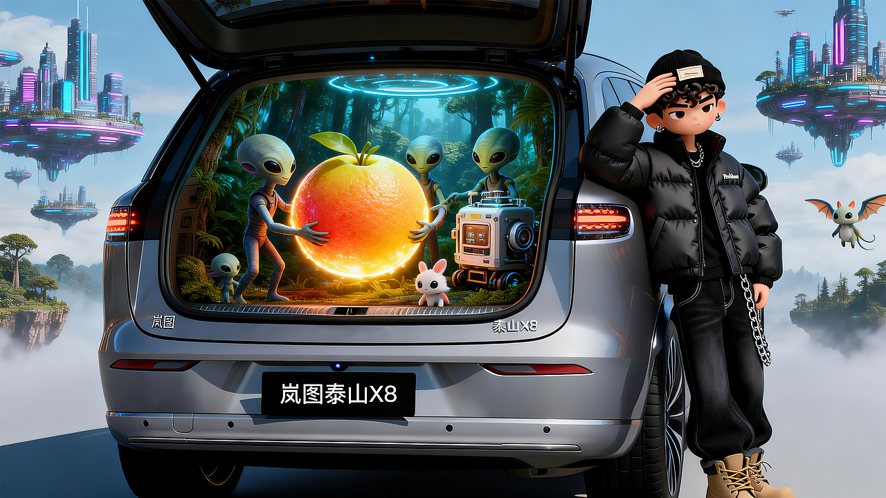 岚图泰山X8-移动的方舟（图ZNDA0OTE0NjY4） - AI作品 - 站酷设计师小猪品牌设计原创素材 - 站酷ZCOOL