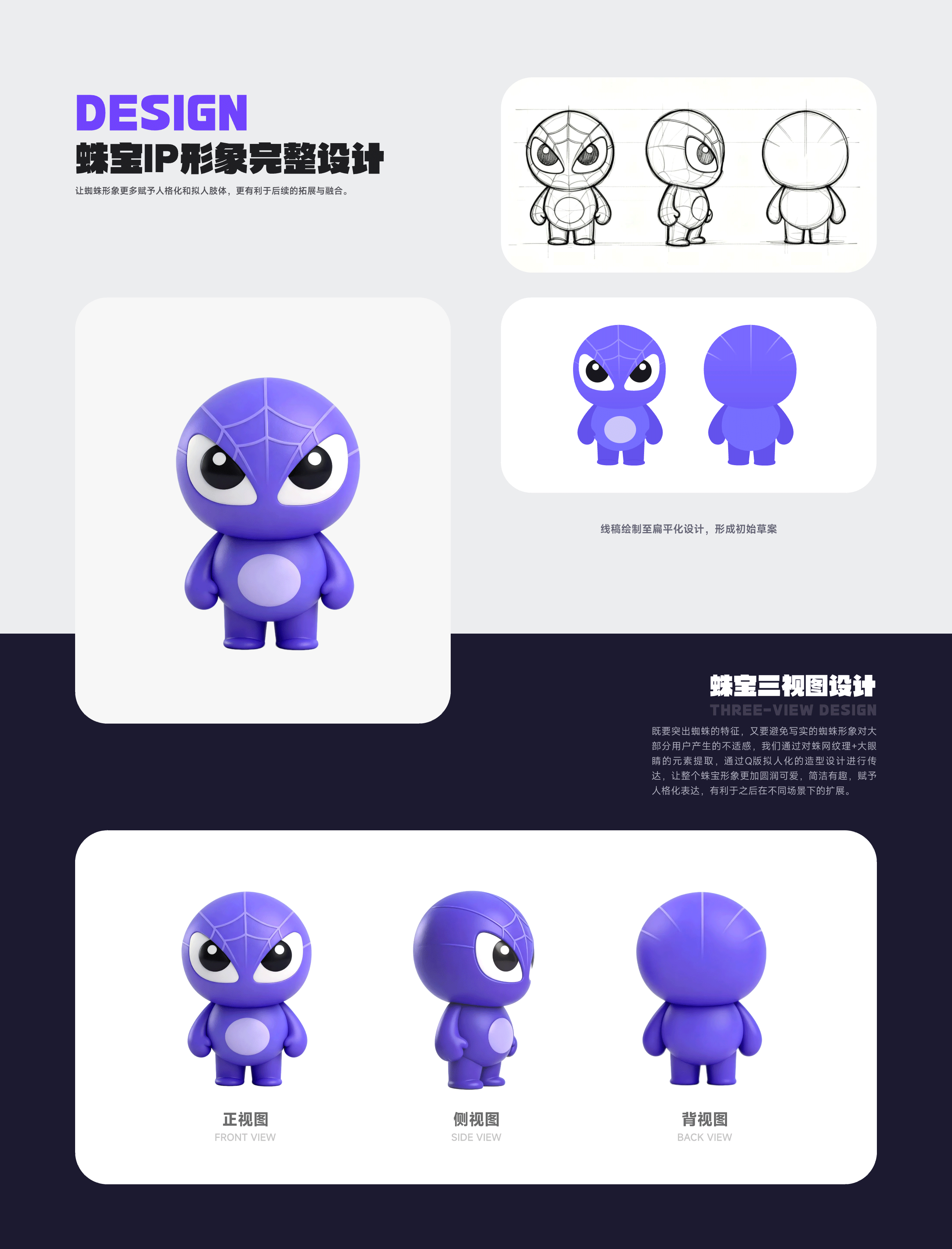 品牌IP形象设计-紫蛛游侠（图ZNDA0OTI2ODY4） - IP形象 - 站酷设计师三斤五两原创素材 - 站酷ZCOOL