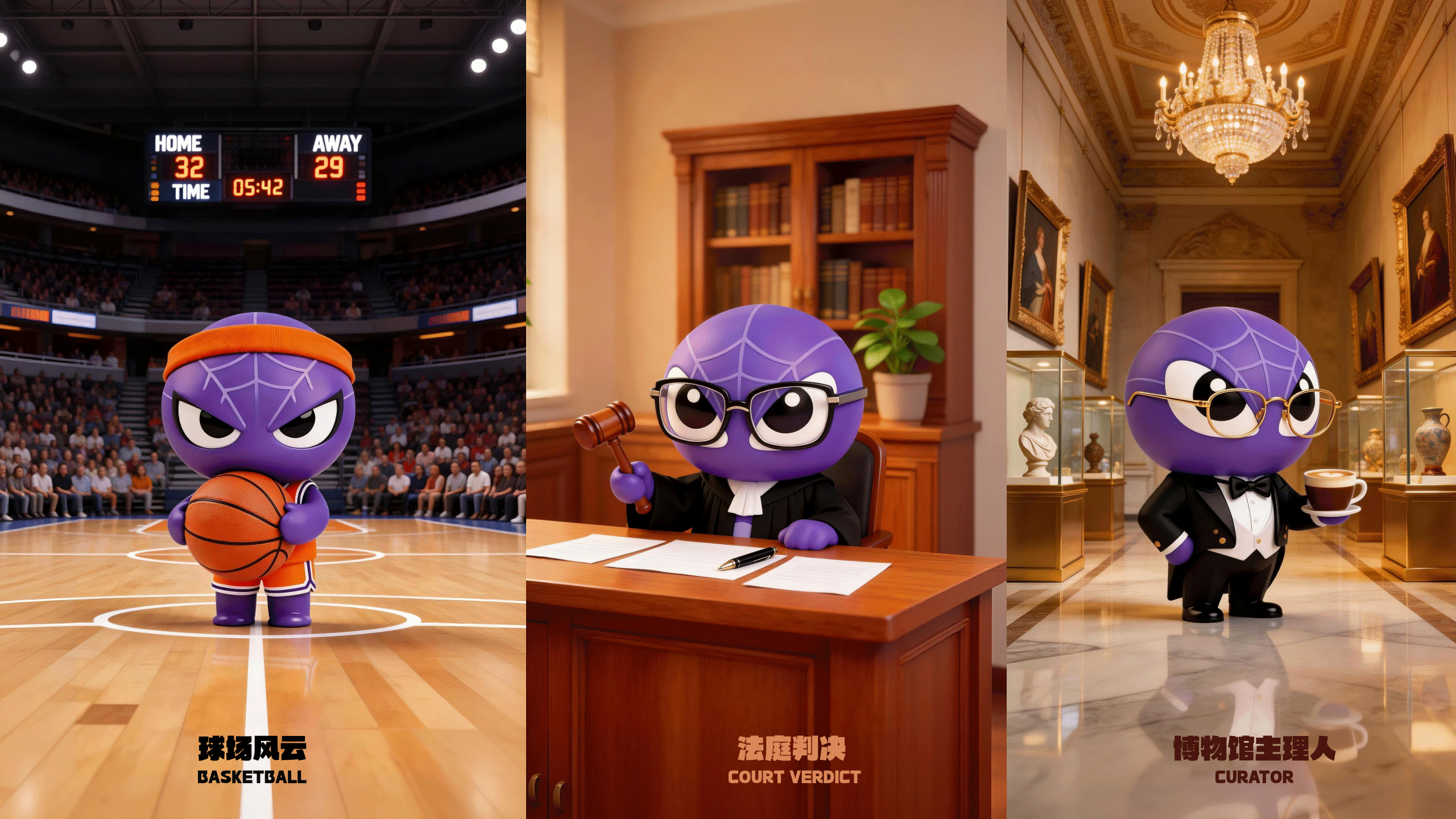 品牌IP形象设计-紫蛛游侠（图ZNDA0OTI2ODg4） - IP形象 - 站酷设计师三斤五两原创素材 - 站酷ZCOOL