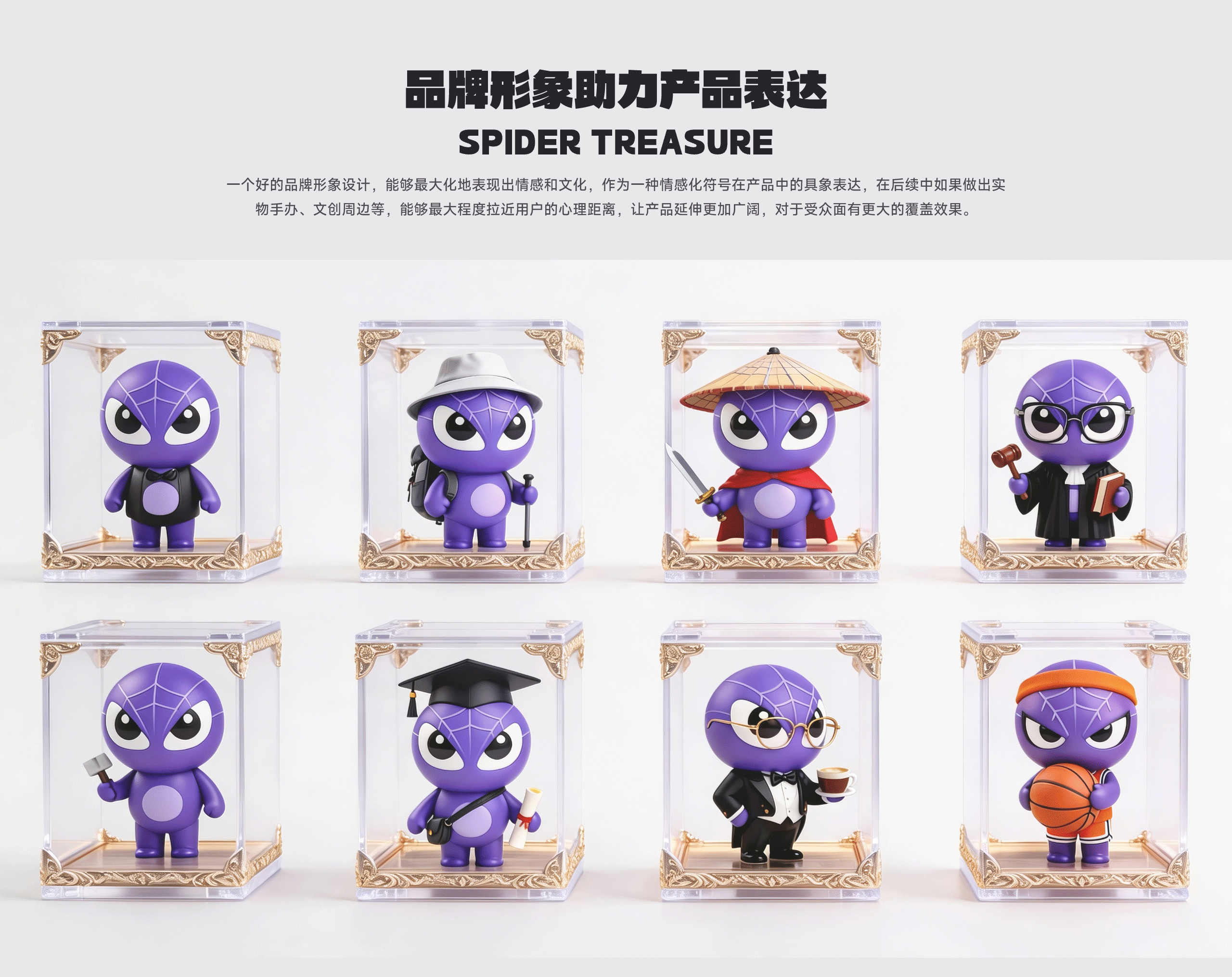 品牌IP形象设计-紫蛛游侠(图ZNDA0OTI3NDUy) - IP形象 - 站酷设计师三斤五两原创素材 - 站酷ZCOOL