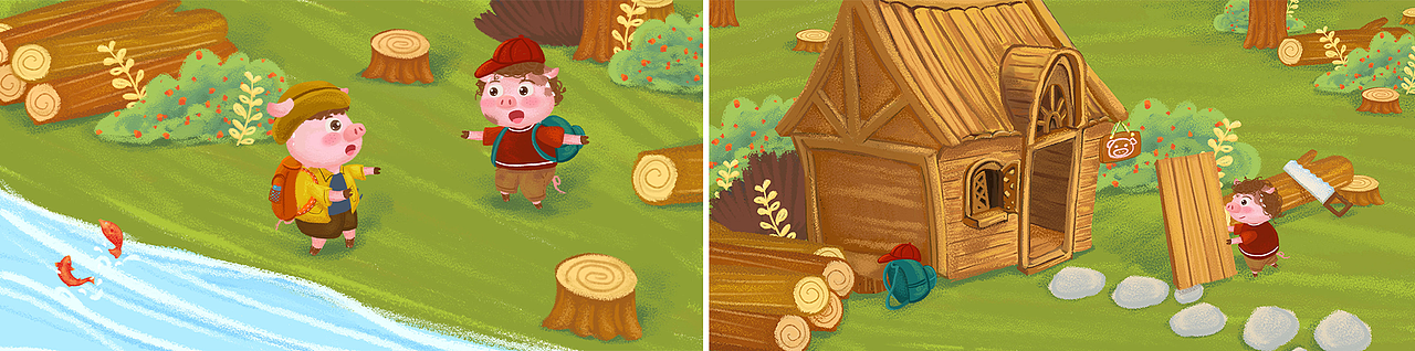 插画绘本 合集（图ZNDA0OTM4NDA4） - 绘本 - 站酷设计师LcPoon原创素材 - 站酷ZCOOL