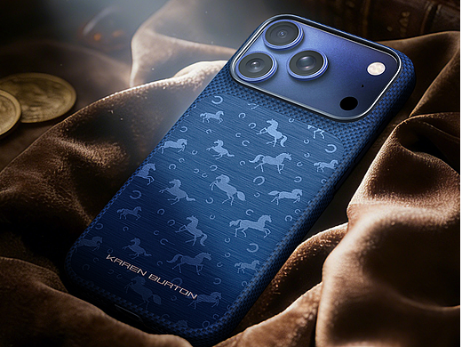 卡伦顿-iPhone 17Pro Max 芳纶纤维真皮手机壳-渲染