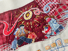 一份迟到的布艺月历