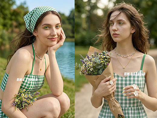 Ai饰品作图 珠宝饰品项链拍摄 外模饰品拍照亚马逊饰品