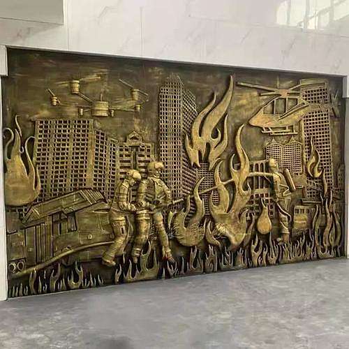 消防部队浮雕设计制作公司