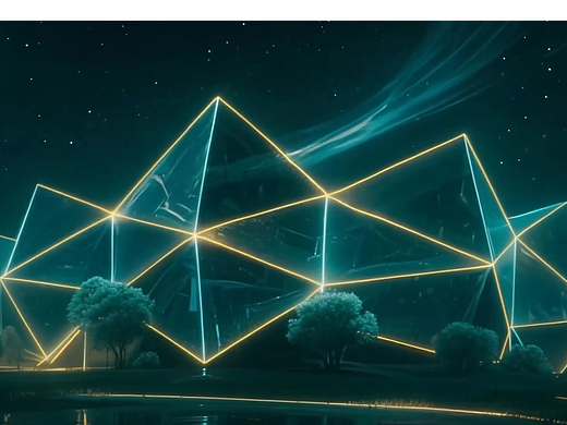 “能量立方”龙岗|AIGC创意|地标建筑