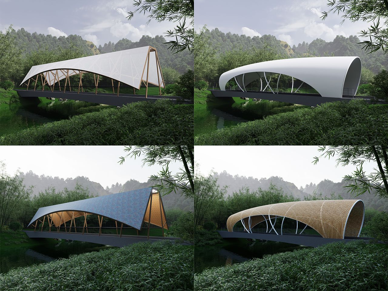 景观桥造型推敲（图ZNDA0OTY2MzM2） - 景观设计 - 站酷设计师水瓶座洋叔原创素材 - 站酷ZCOOL