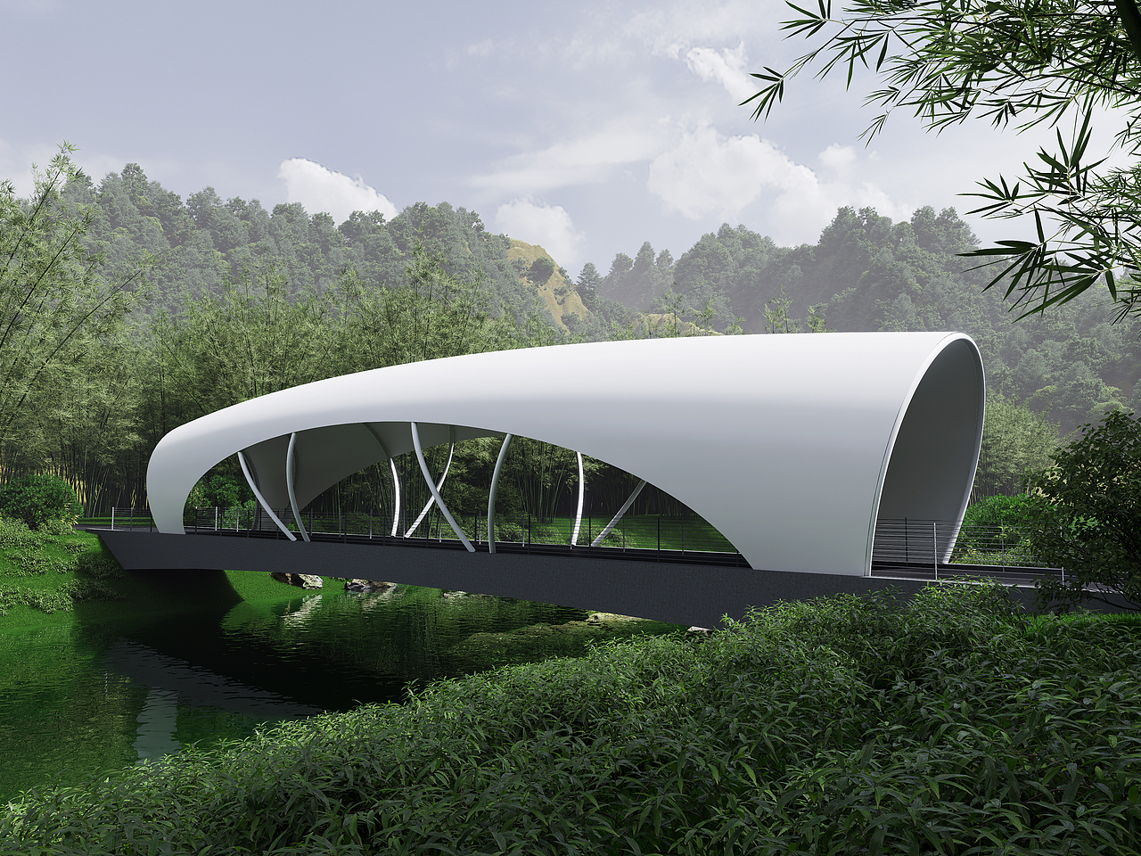 景观桥造型推敲（图ZNDA0OTY2NDQ4） - 景观设计 - 站酷设计师水瓶座洋叔原创素材 - 站酷ZCOOL