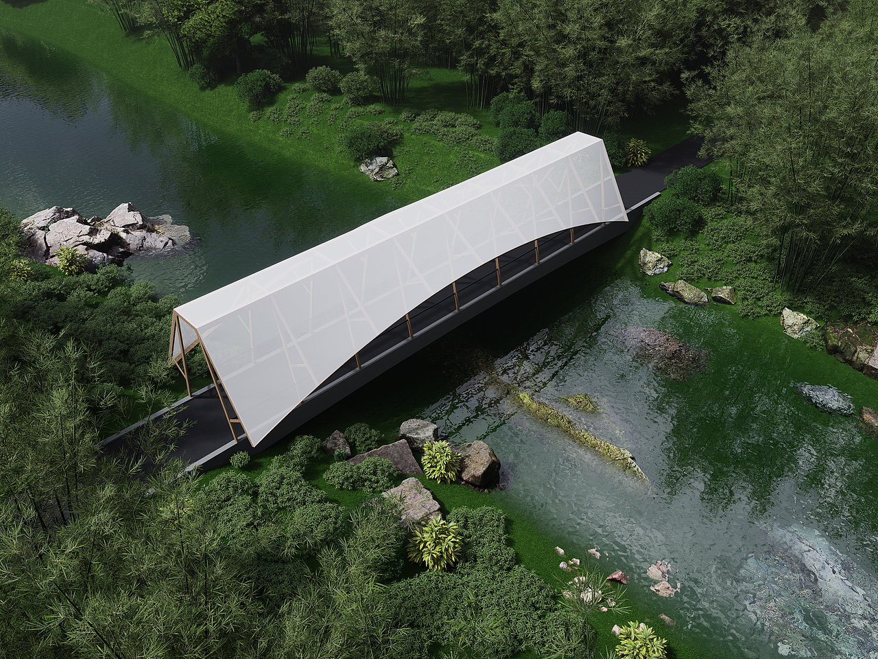 景观桥造型推敲（图ZNDA0OTY2NTQ0） - 景观设计 - 站酷设计师水瓶座洋叔原创素材 - 站酷ZCOOL