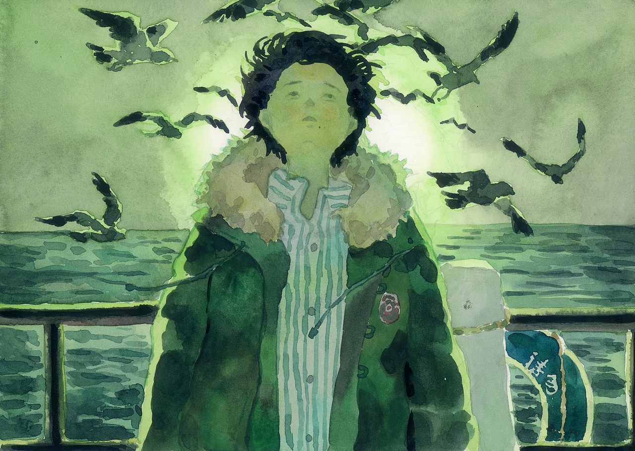 蝴蝶与月亮（图ZNDA0OTY2NTgw） - 艺术插画 - 站酷设计师忍冬2333原创素材 - 站酷ZCOOL