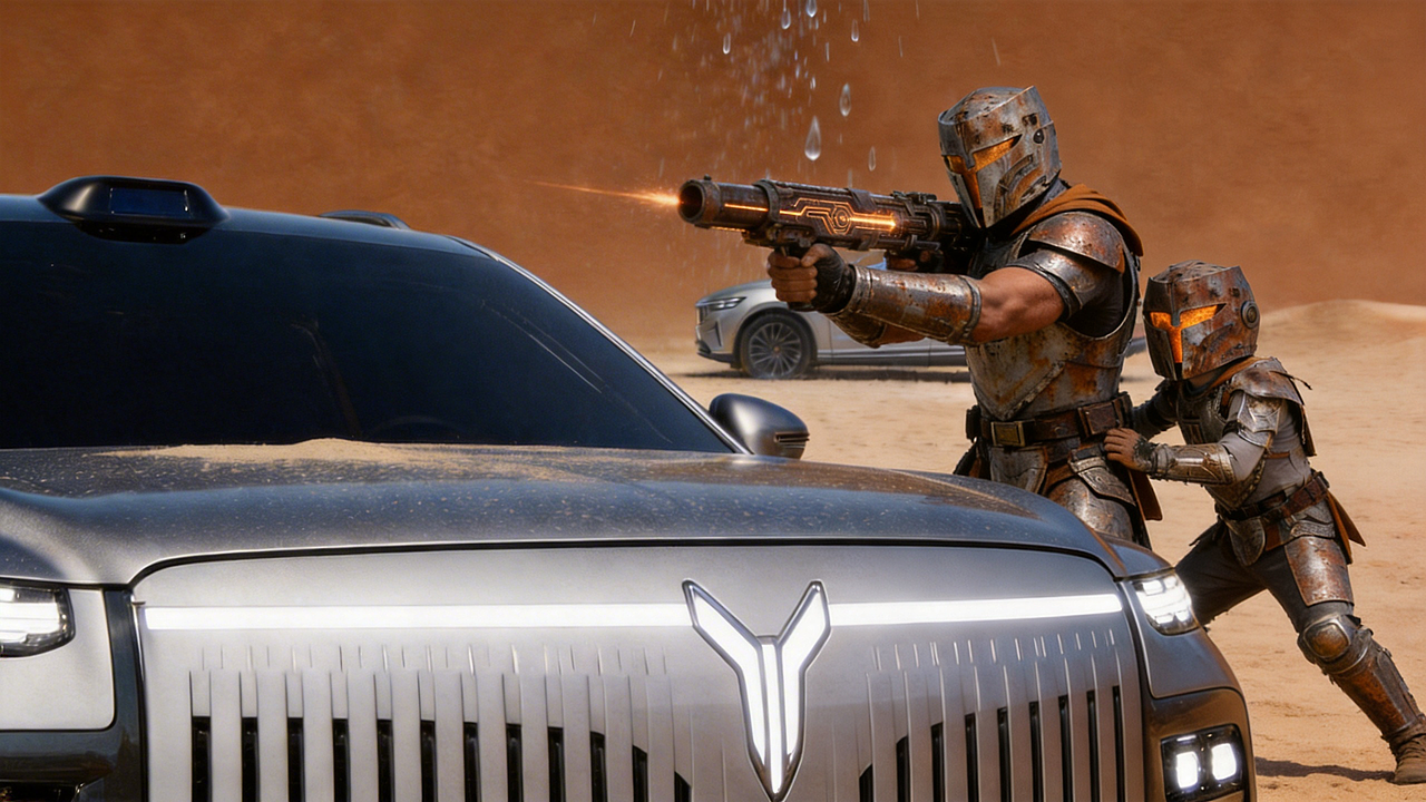 岚图泰山X8-行走的绿洲（图ZNDA0OTcxNTQ4） - AI作品 - 站酷设计师AIGC三分球原创素材 - 站酷ZCOOL