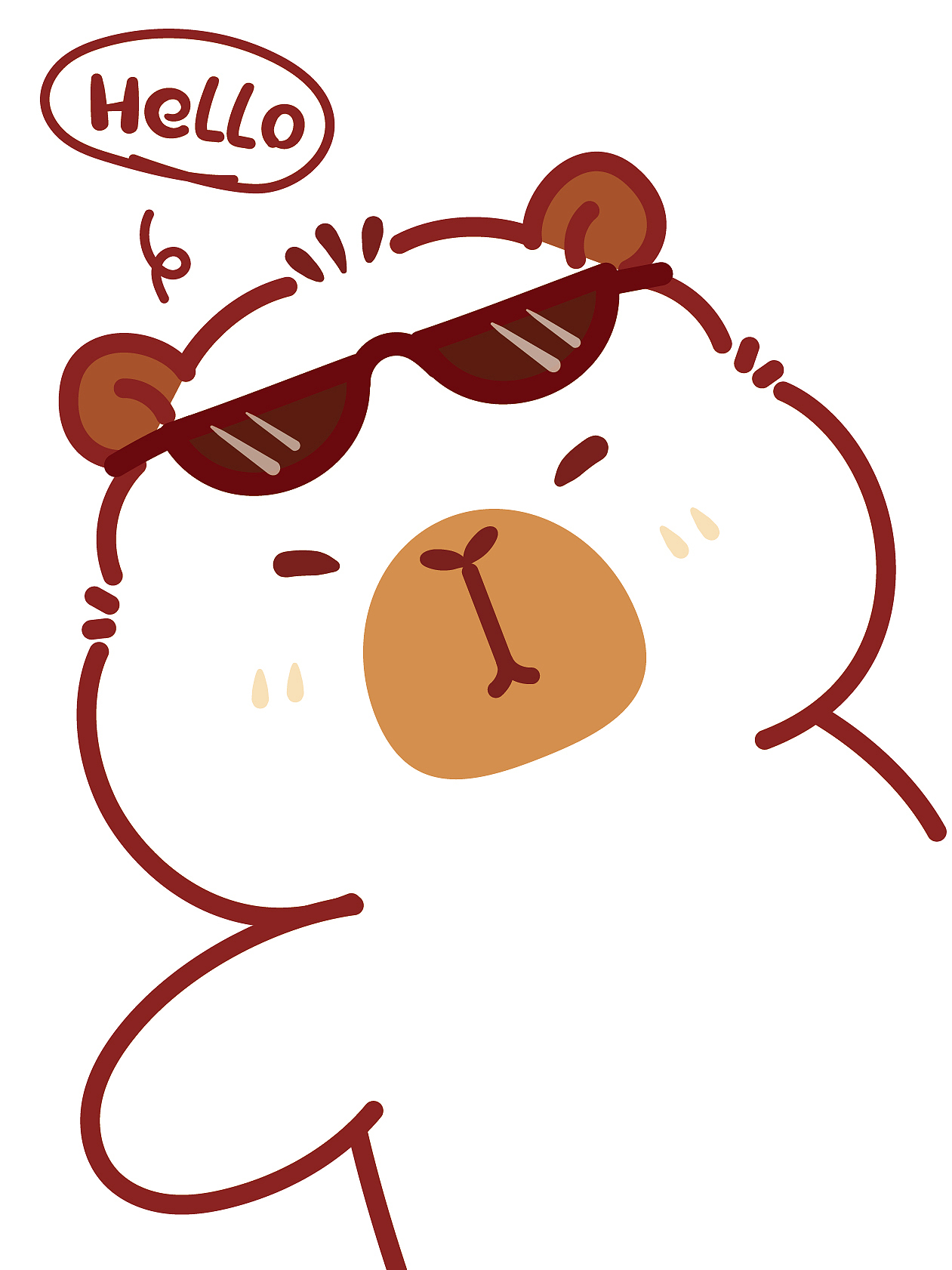卡皮巴拉水豚萌萌IP卡通形象插画设计网红IP(图ZNDA0OTY5NzI0) - 商业插画 - 站酷设计师卡皮巴拉水豚萌萌原创素材 - 站酷ZCOOL