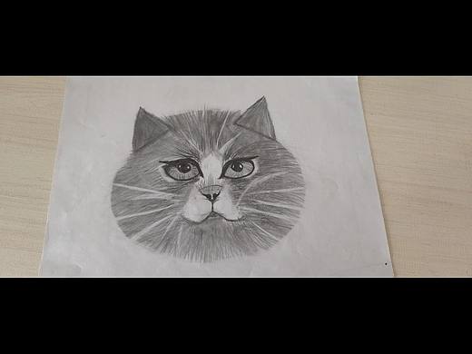 素描   透视   道路   原创绘画   美术素