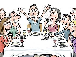 漫画聚会清醒：低调藏收入，躲开半生麻烦