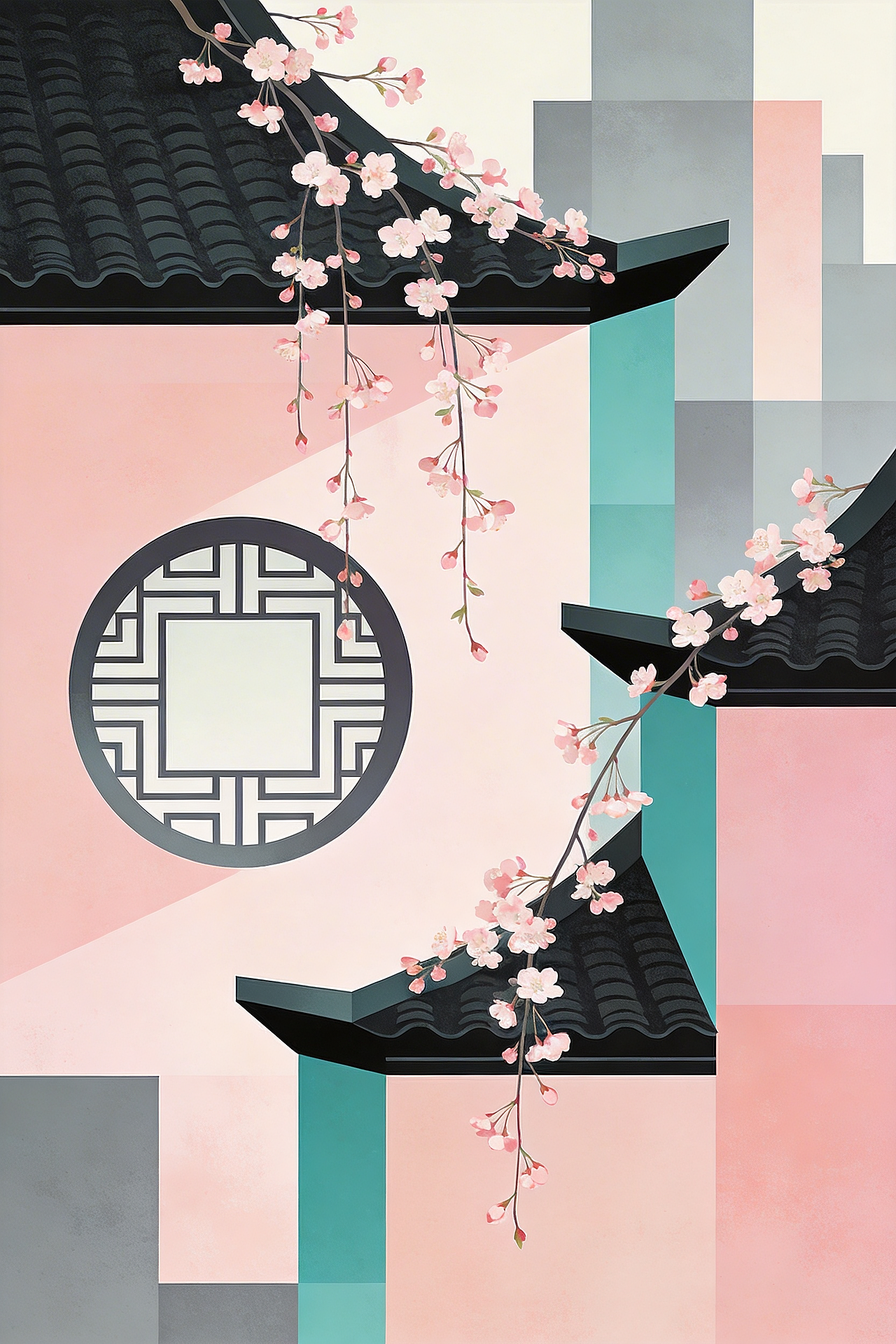 城间春韵 | AI 绘画提示词(图ZNDA0OTcyMjIw) - AI作品 - 站酷设计师李小红HONG原创素材 - 站酷ZCOOL