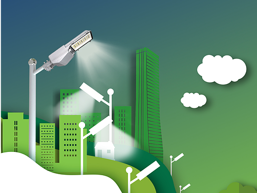 智慧安全节能路灯详情页