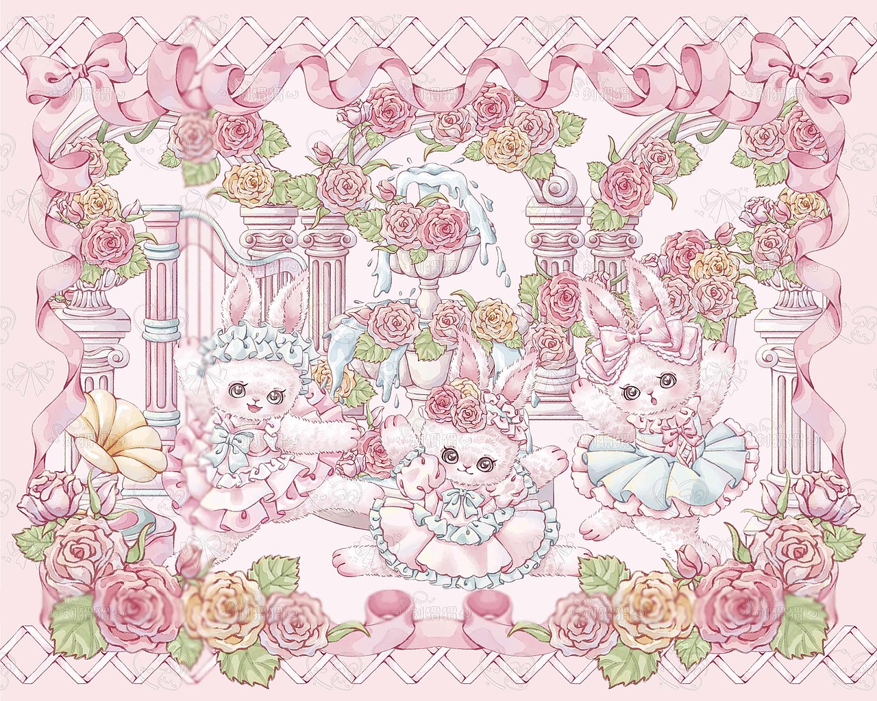 草莓薄荷味的芭蕾兔兔~（图ZNDA0OTc5NTg4） - 商业插画 - 站酷设计师刺猬猬w原创素材 - 站酷ZCOOL