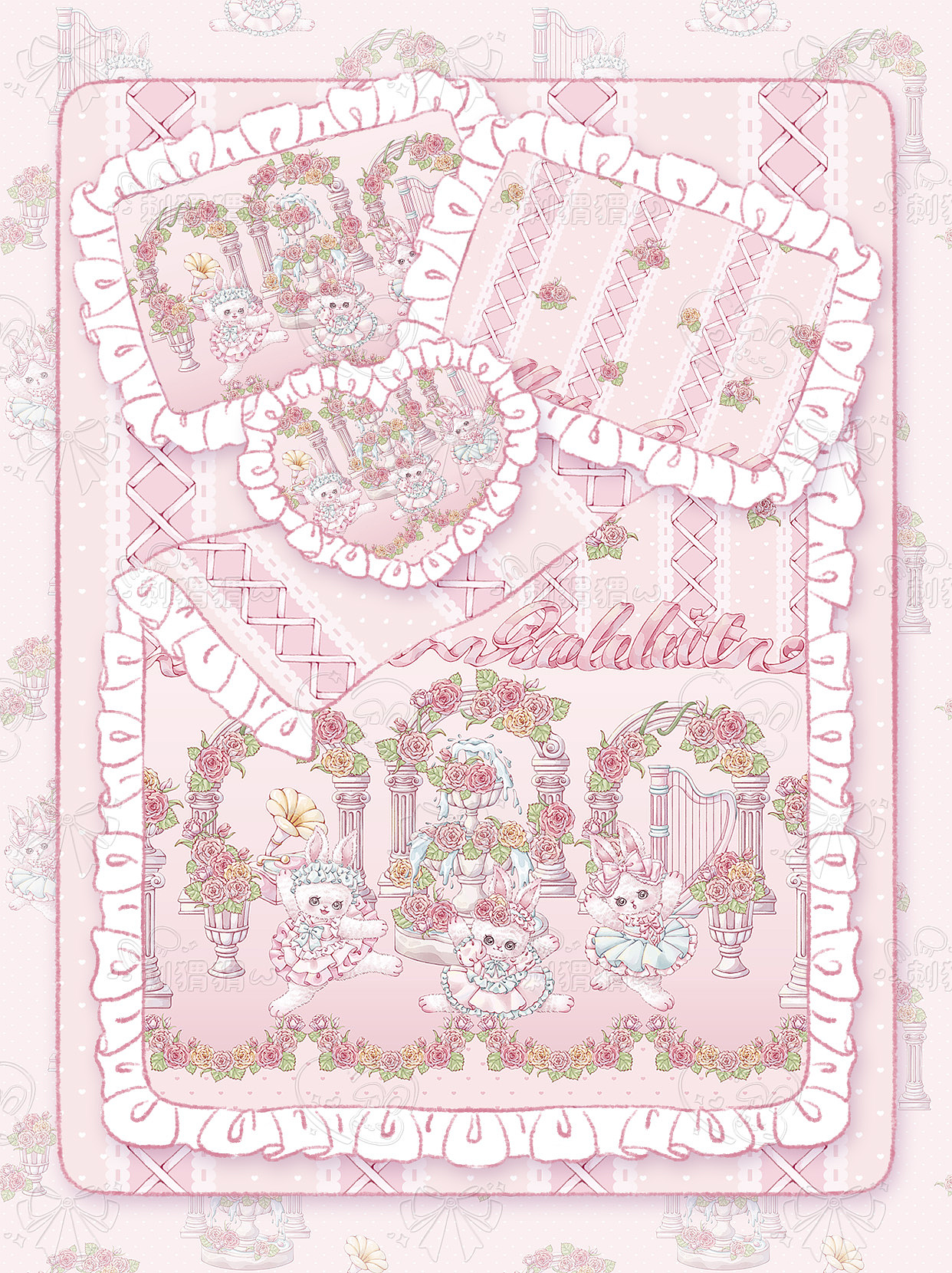 草莓薄荷味的芭蕾兔兔~（图ZNDA0OTc5NzE2） - 商业插画 - 站酷设计师刺猬猬w原创素材 - 站酷ZCOOL