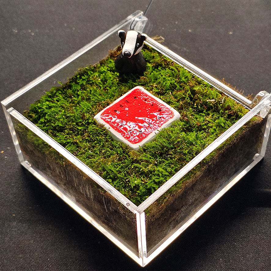 苔藓微景《瓜田里的猹》（图ZNDA0OTgwNDY4） - 其他手工艺 - 站酷设计师冰美式16oz原创素材 - 站酷ZCOOL