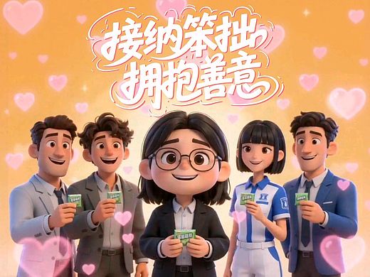 接納笨拙，擁抱善意（個人主頁-ZNzM0MDEzODQ=） - AI作品 - 站酷設計師阿勇AI設計師原創(chuàng)素材 - 站酷ZCOOL