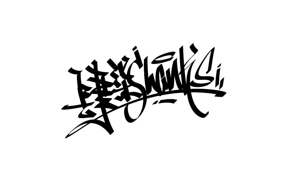 原创手写嘻哈Tag风格字体设计 非AI（图ZNDA0OTg2NzAw） - 字体/字形 - 站酷设计师涂鸦字体设计化荣原创素材 - 站酷ZCOOL