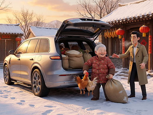 岚图泰山X8：后备箱是无底洞！母爱无疆