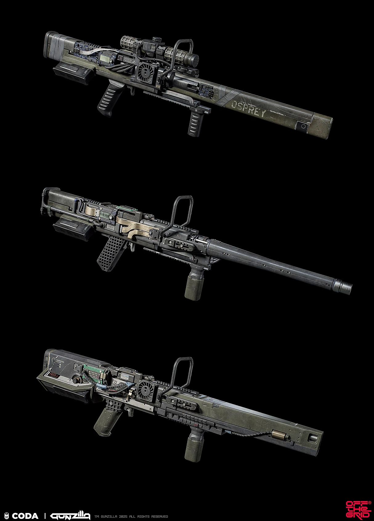 Osprey 武器｜Off The Grid 🔫⚙️（图ZNDA0OTg4MTcy） - 其他三维 - 站酷设计师CODAChina原创素材 - 站酷ZCOOL