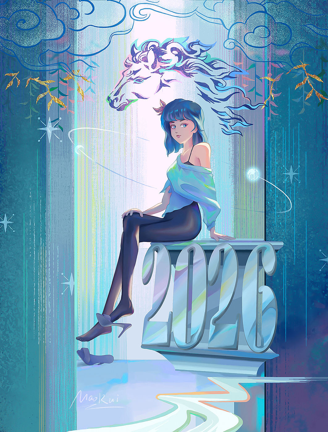 马年主题（图ZNDA0OTg5MzIw） - 创作习作 - 站酷设计师怡然得原创素材 - 站酷ZCOOL