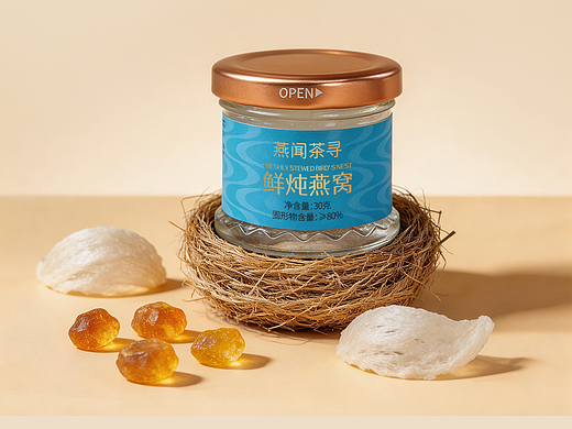 饮品类目公众号桃胶小料新品长图文详情页