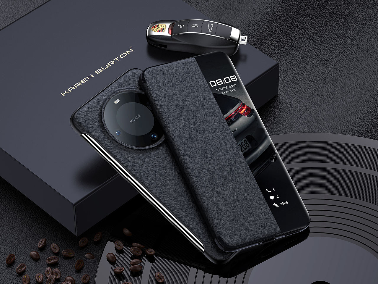 HUAWEI Mate系列真皮视窗皮套渲染-主图（图ZNDA0OTkwMjQ0） - 产品 - 站酷设计师诗的故事原创素材 - 站酷ZCOOL